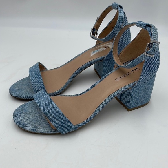 Call It Spring Shoes - Call it Spring Hecho Denim Slingback Sandal